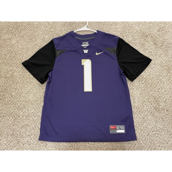 Nike Tops - University of Washington Huskies #1 Nike On Field Womens Large Football Jersey